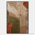 ARTOVITAS Earthbound Harmony – Textured Palette Knife Abstract Painting - image 1