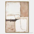 ARTOVITAS Desert Flow – Minimalist Abstract Textured Oil Painting - image 1