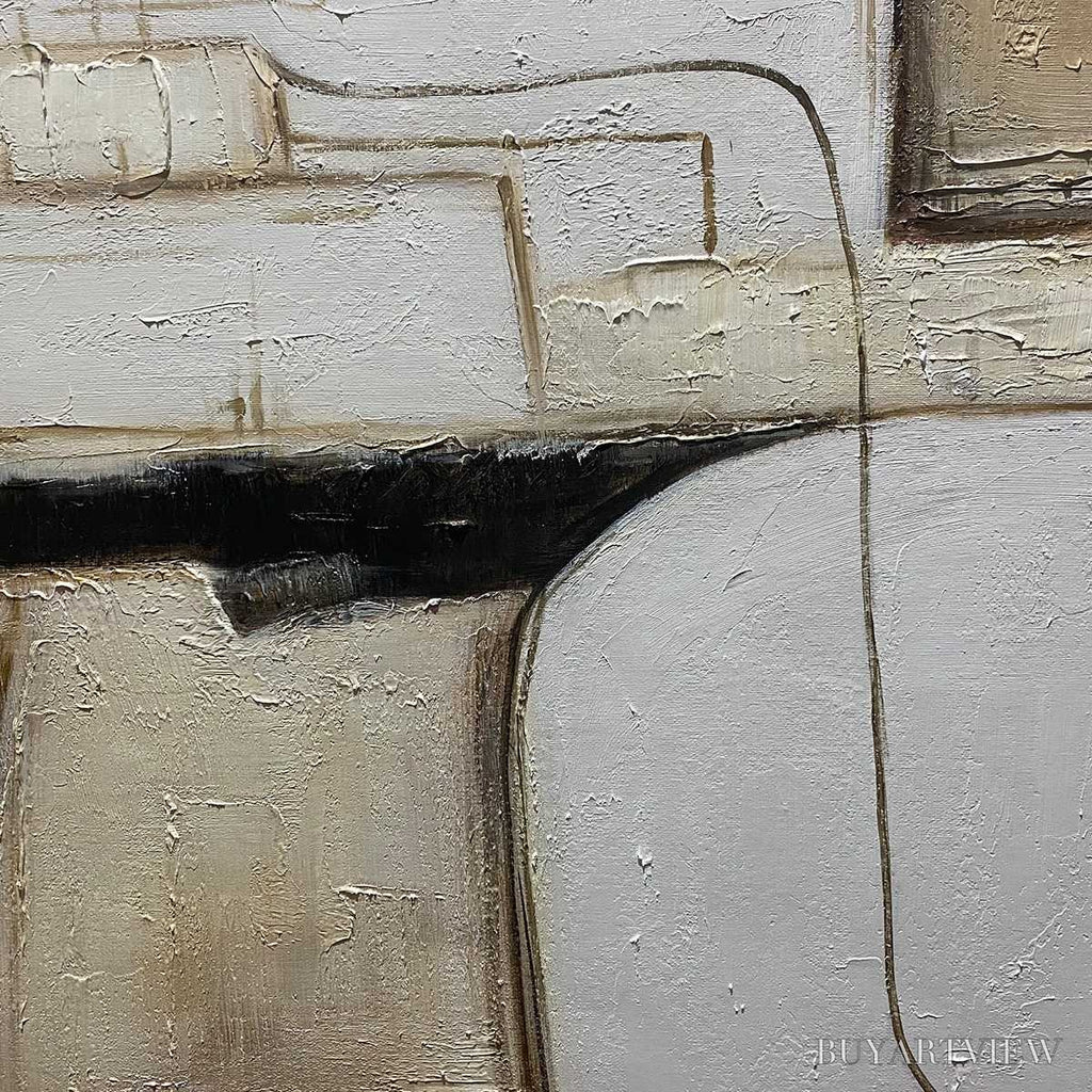 ARTOVITAS Desert Flow – Minimalist Abstract Textured Oil Painting - image 6
