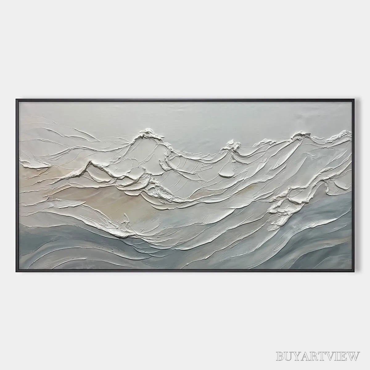 ARTOVITAS Desert Winds – Textured Landscape Impasto Oil Painting on Canvas - image 1