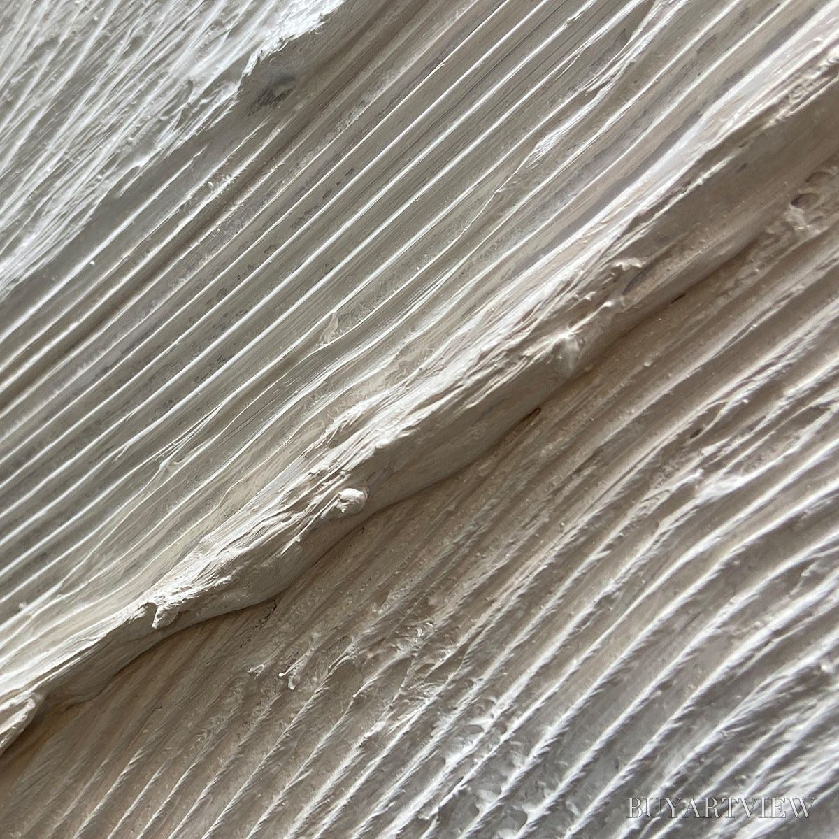 ARTOVITAS Desert Flow – Beige Abstract Minimalist Textured Painting - image 3