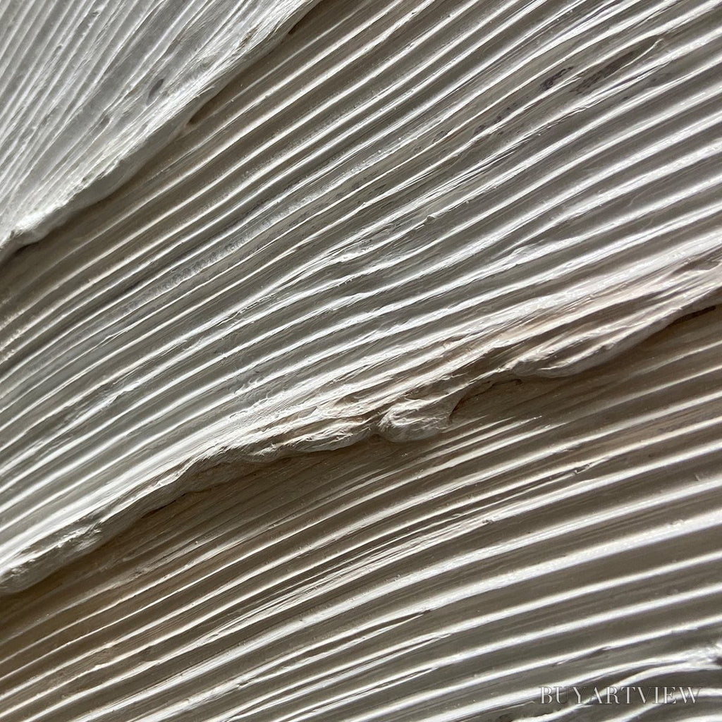 ARTOVITAS Desert Flow – Beige Abstract Minimalist Textured Painting - image 6