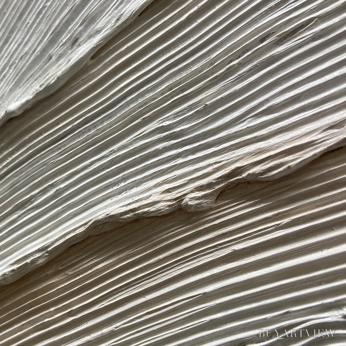 ARTOVITAS Desert Flow – Beige Abstract Minimalist Textured Painting - image 6