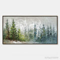 ARTOVITAS Whispers of the Pines – Textured Impasto Pine Forest Landscape Painting - image 1