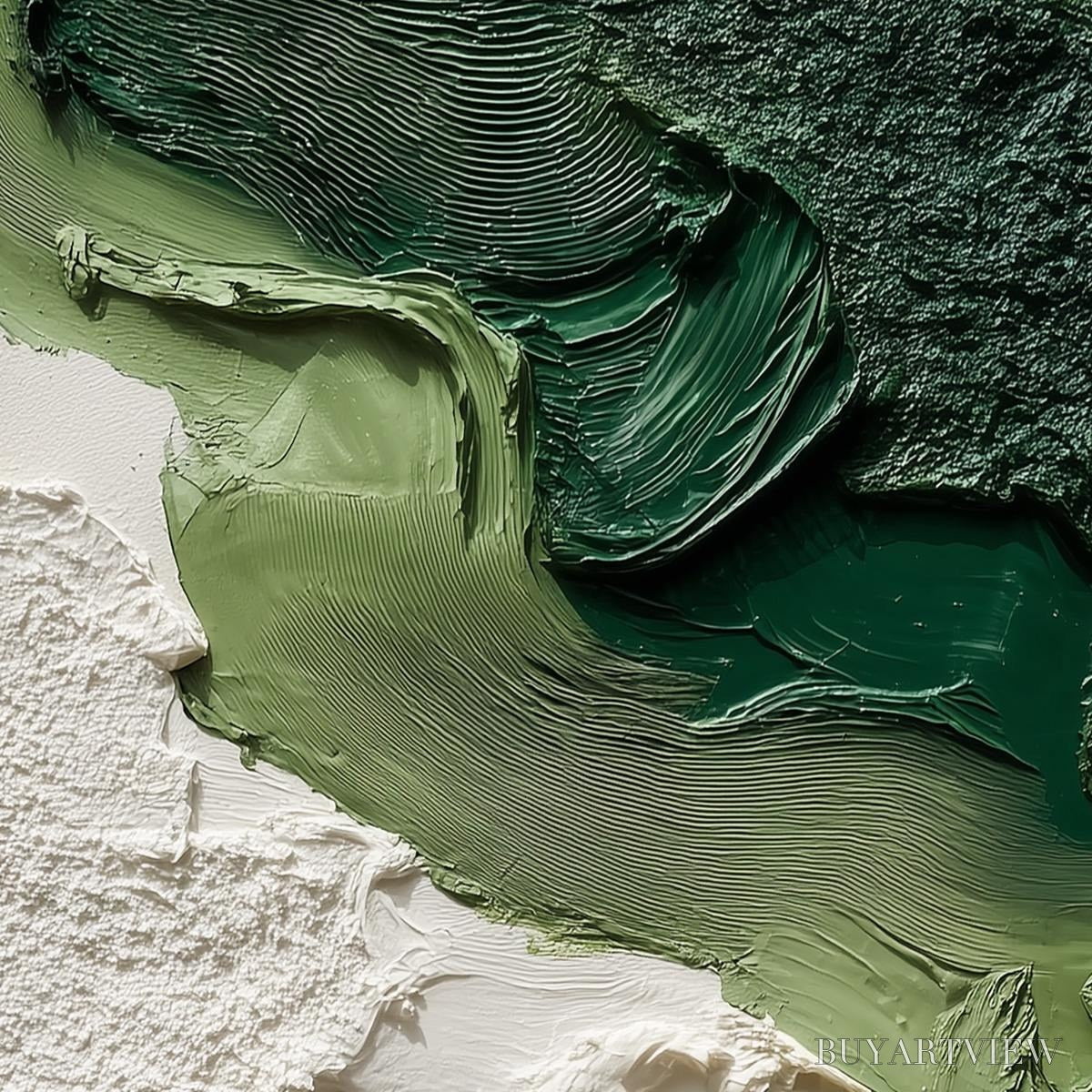 ARTOVITAS Terra Firma – Heavily Textured Wabi Sabi Abstract Painting in Earth Tones - image 5