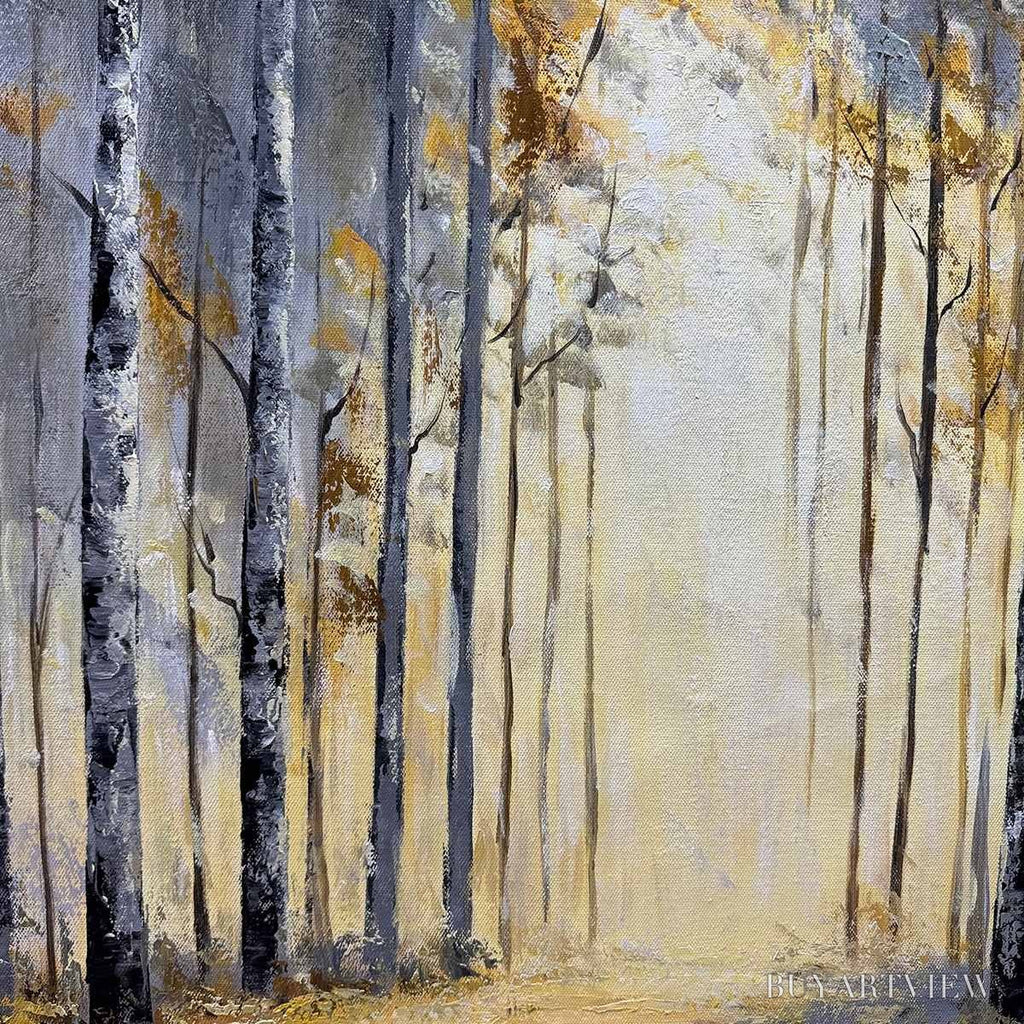 ARTOVITAS Golden Woods – Atmospheric Forest Landscape Oil Painting - image 3