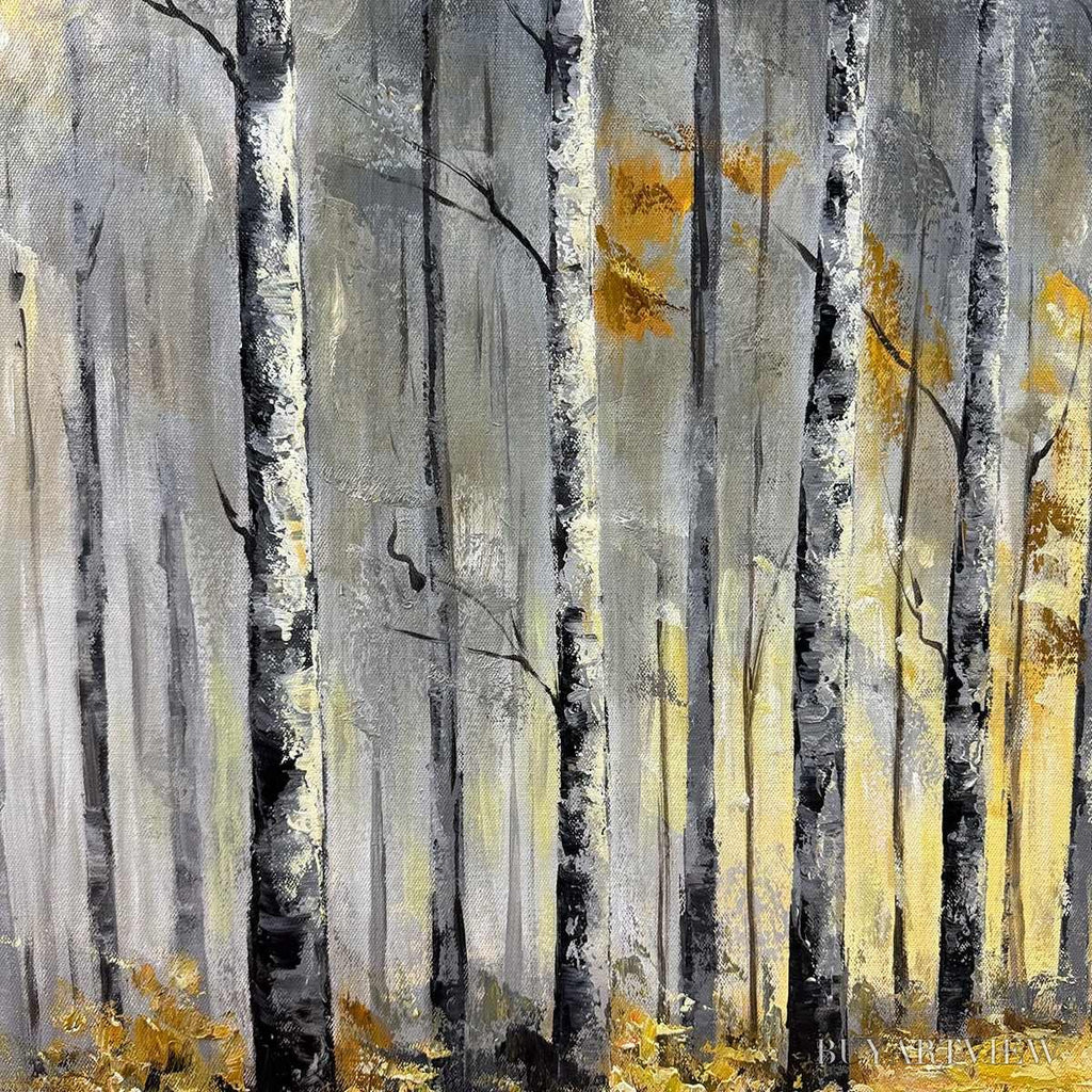 ARTOVITAS Golden Woods – Atmospheric Forest Landscape Oil Painting - image 5