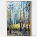 ARTOVITAS Birchlight Glade – Vertical Forest Landscape Oil Painting - image 1