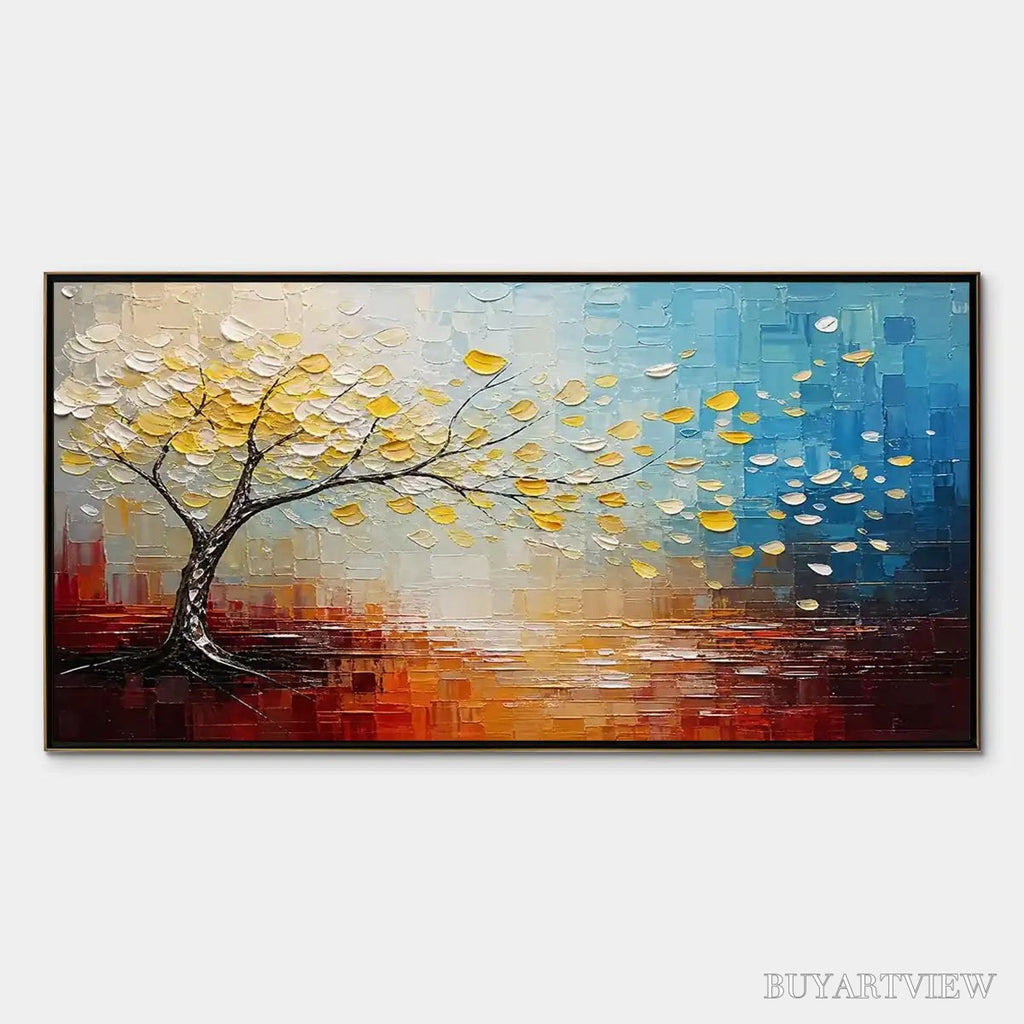 ARTOVITAS Festival Tree – Colorful Tree by Water Painting - image 1