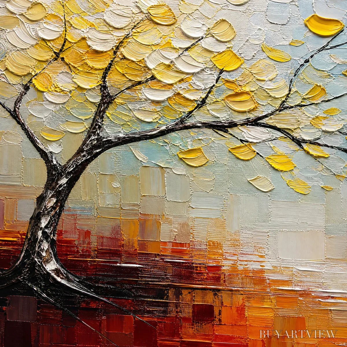 ARTOVITAS Festival Tree – Colorful Tree by Water Painting - image 3