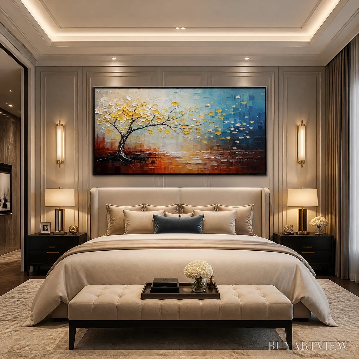 ARTOVITAS Festival Tree – Colorful Tree by Water Painting - image 6