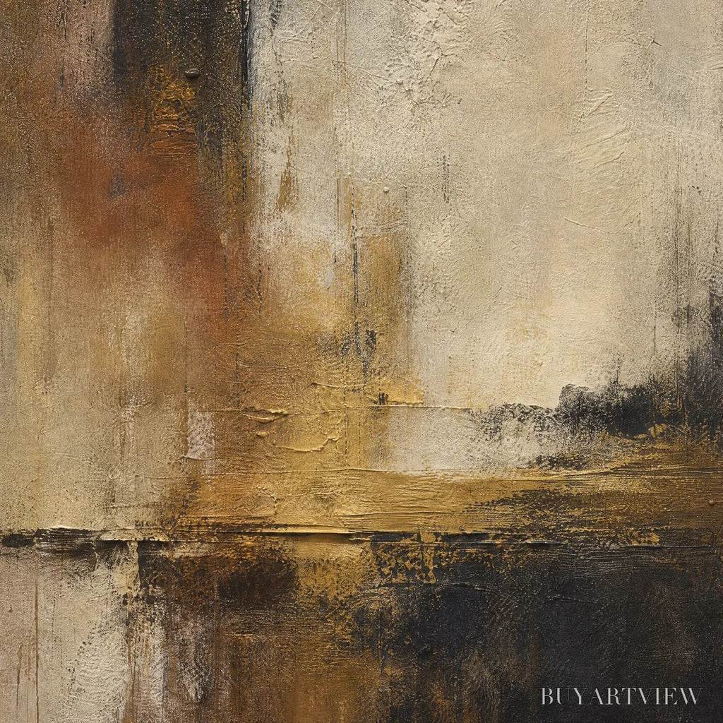 ARTOVITAS Blackwater Glow – Dark Lake Abstract Landscape - image 3