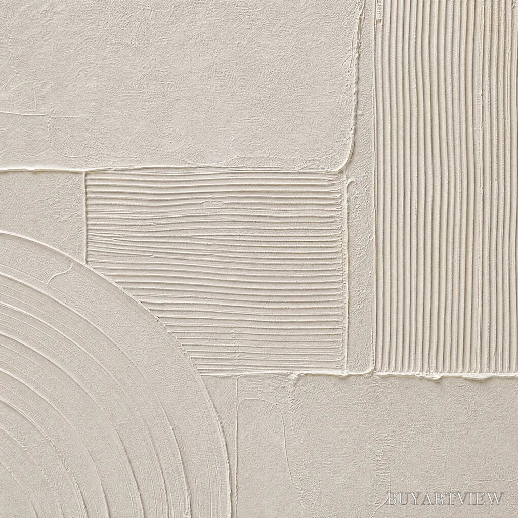 ARTOVITAS Sanctuary – Textured Wabi Sabi Minimalist Abstract Painting - image 3