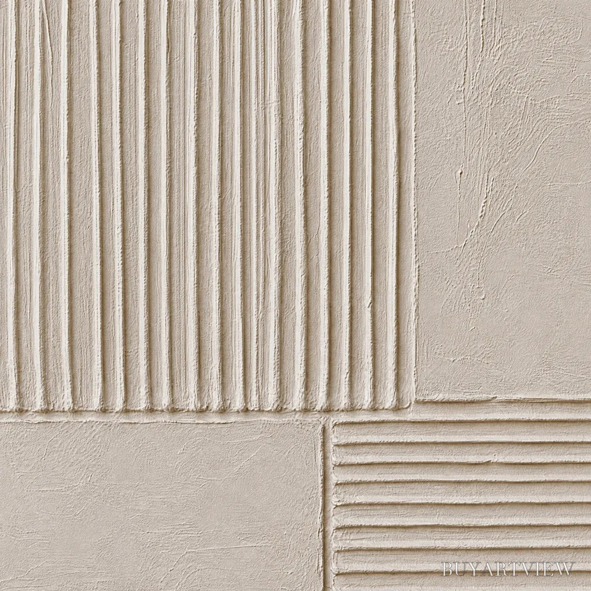 ARTOVITAS Sanctuary – Textured Wabi-Sabi Minimalist Abstract Painting - image 3