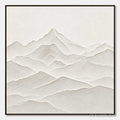 ARTOVITAS Zenith – Textured Minimalist Mountainscape in Wabi Sabi Style - image 1