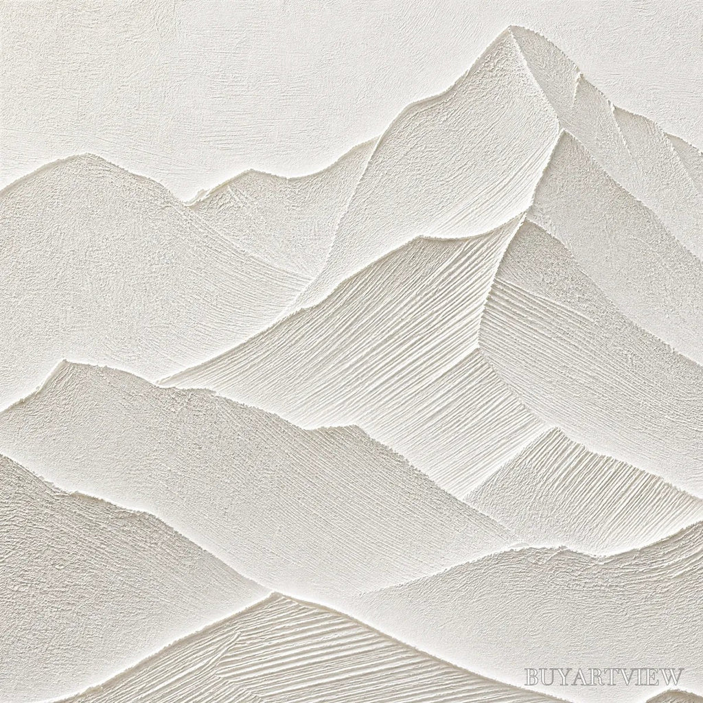 ARTOVITAS Zenith – Textured Minimalist Mountainscape in Wabi Sabi Style - image 3