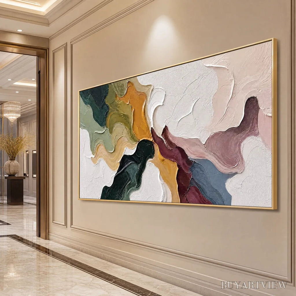 ARTOVITAS Confluence – Colorful Textured Abstract Impasto - image 5