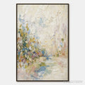 ARTOVITAS Serenity – Textured Abstract Landscape Oil Painting - image 1