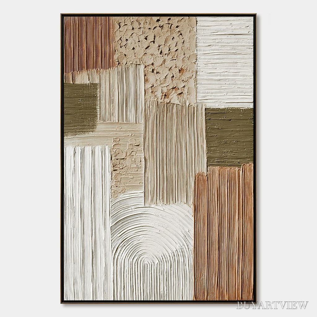 ARTOVITAS Terra Firma – Heavily Textured Wabi Sabi Abstract - image 1