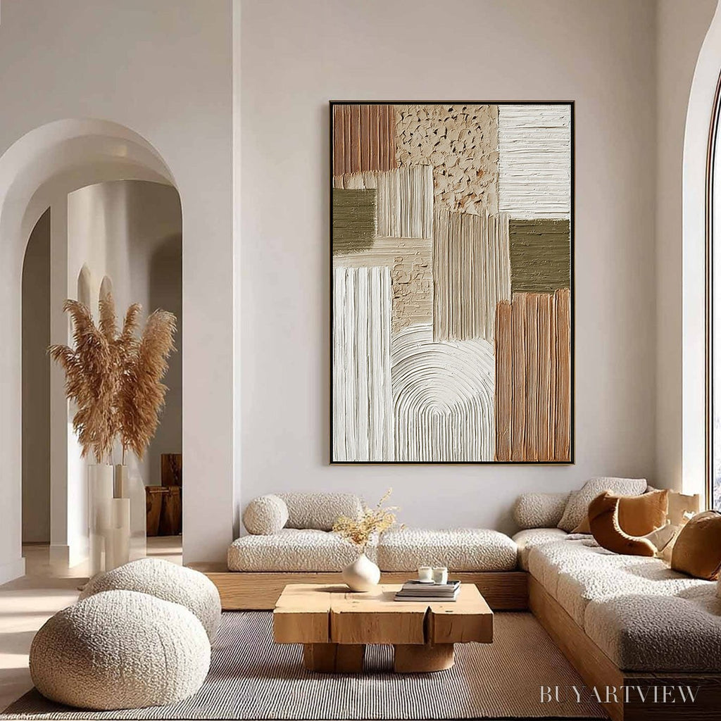ARTOVITAS Terra Firma – Heavily Textured Wabi Sabi Abstract - image 4