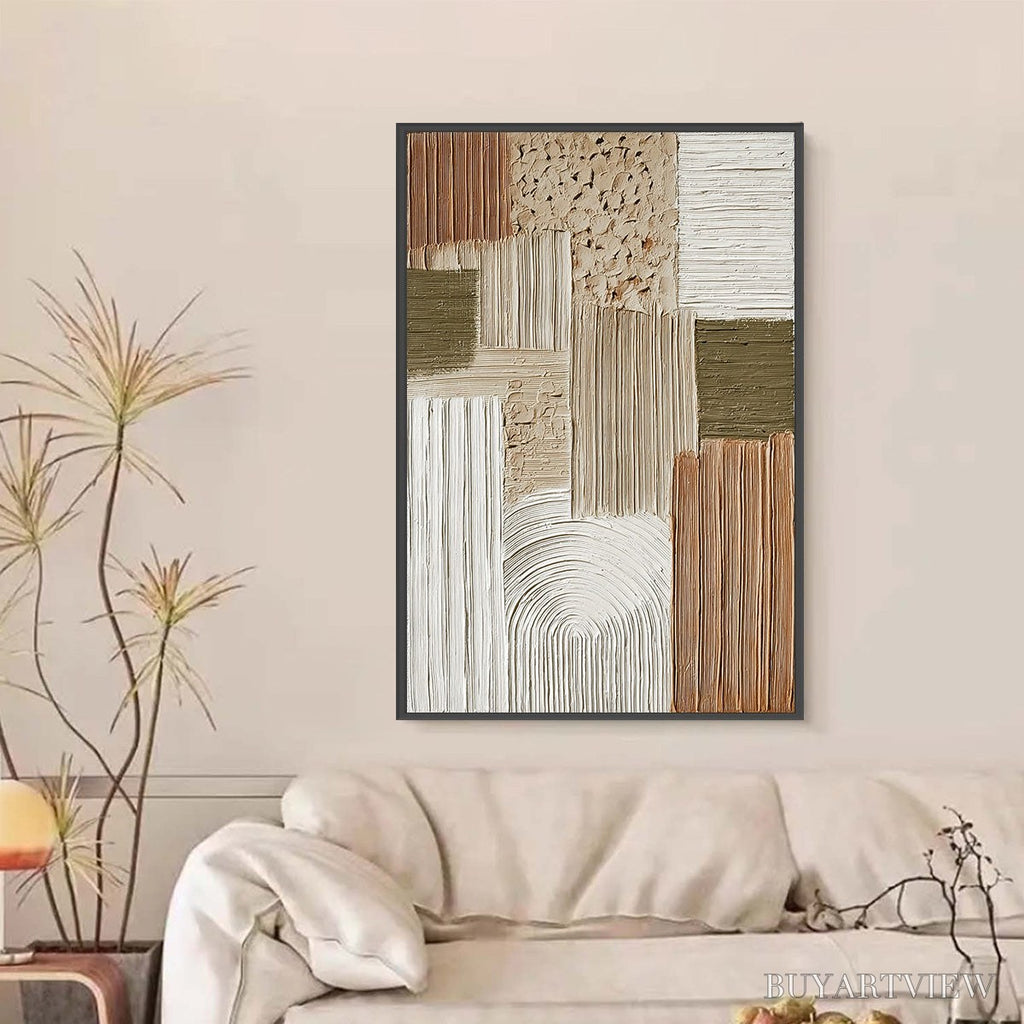ARTOVITAS Terra Firma – Heavily Textured Wabi Sabi Abstract - image 6