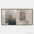 ARTOVITAS Strata – Large Textured Wabi Sabi Abstract Painting - image 1