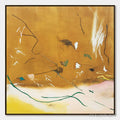 ARTOVITAS Autumn Whisper – Earthy Abstract Painting for Modern Wabi Sabi Decor - image 1