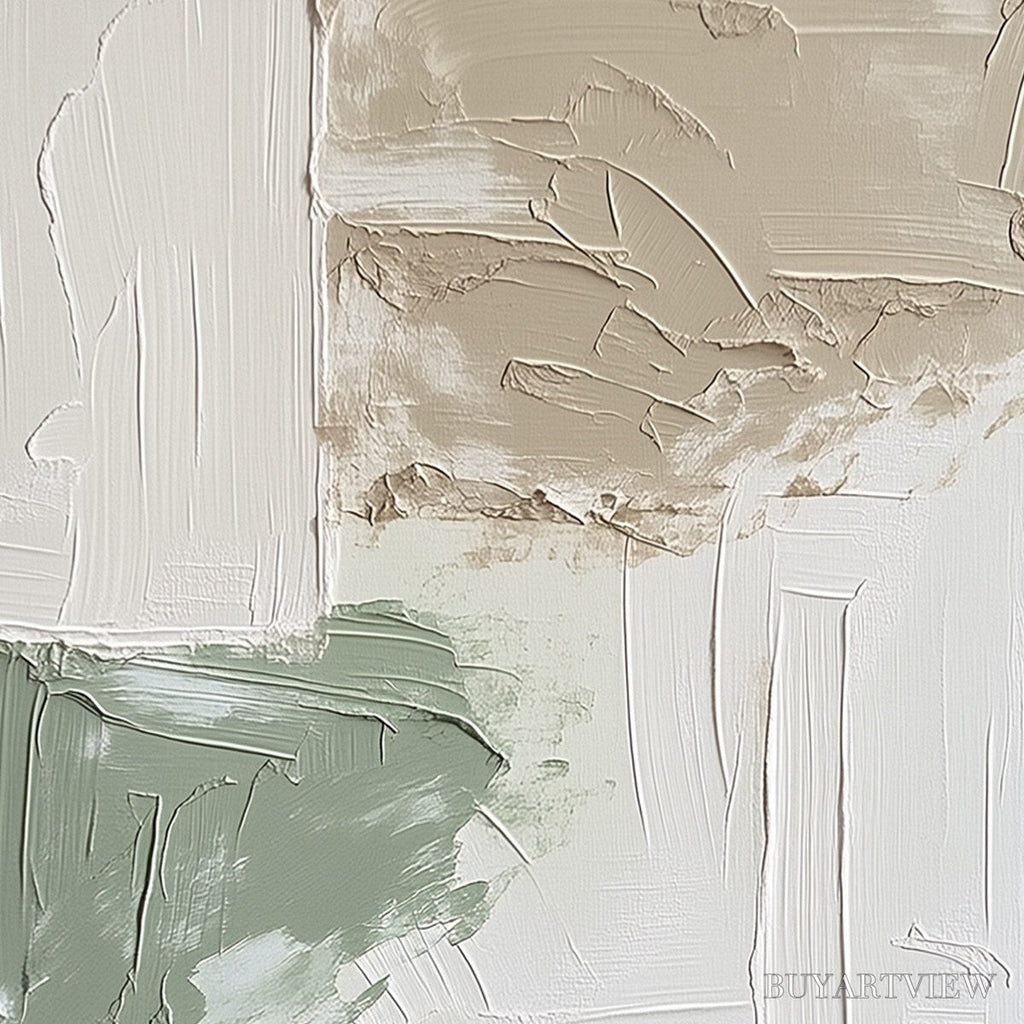 ARTOVITAS Urban Sanctuary – Textured Minimalist Abstract Painting - image 3