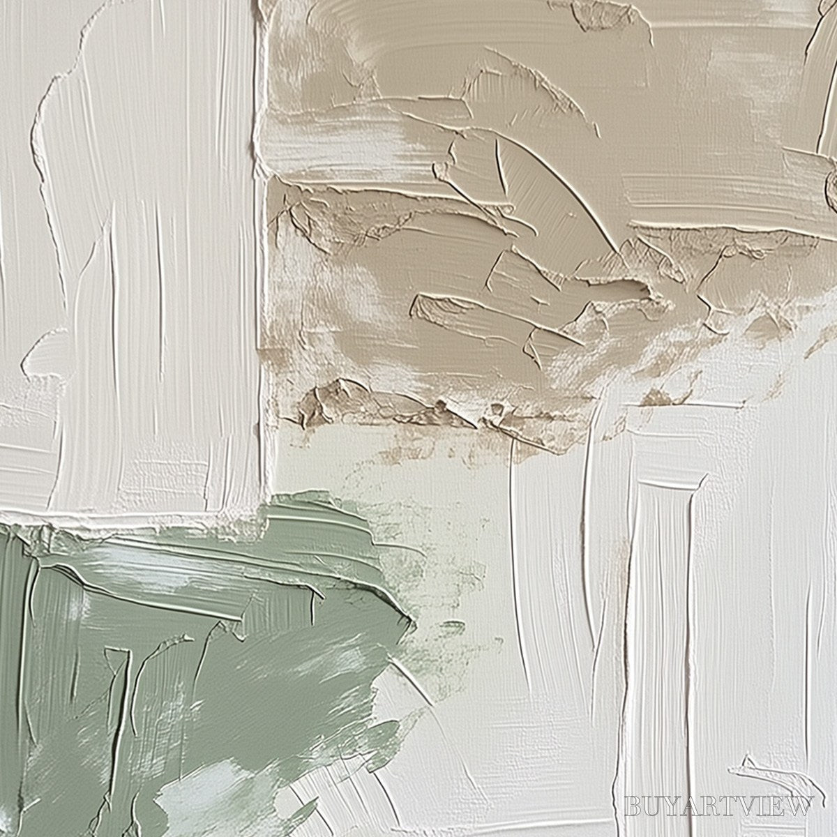 ARTOVITAS Urban Sanctuary – Textured Minimalist Abstract Painting - image 3