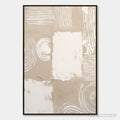ARTOVITAS Terra Forma – Textured Minimalist Abstract Painting in Neutral Tones - image 1