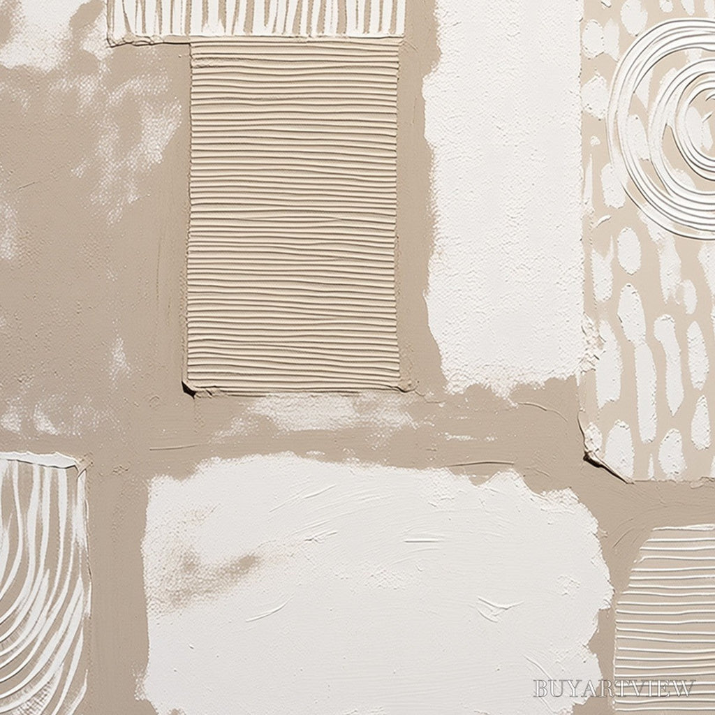 ARTOVITAS Urban Artifacts – Large Textured Minimalist Abstract Painting - image 5