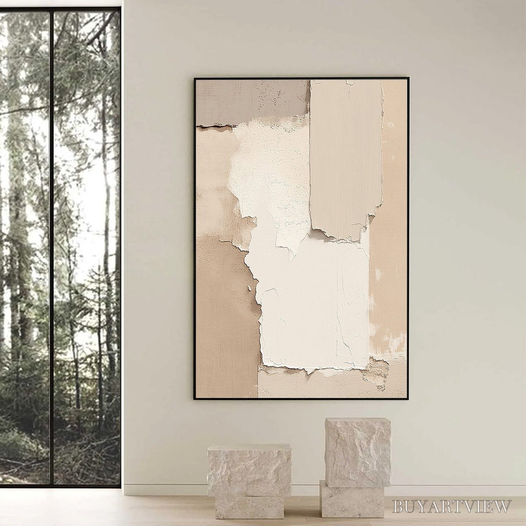 ARTOVITAS Strata – Textured Neutral Abstract Wabi Sabi - image 6