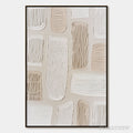 ARTOVITAS Terraforms – Textured Wabi Sabi Abstract Painting in Neutral Tones - image 1