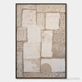 ARTOVITAS Terra Firma – Textured Wabi-Sabi Abstract Painting for Modern Interiors - image 1