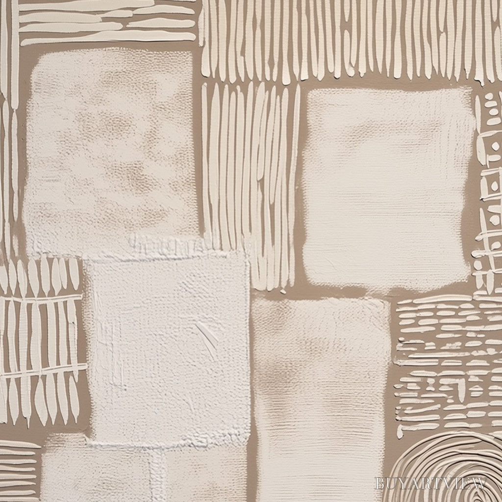 ARTOVITAS Terra Firma – Textured Wabi-Sabi Abstract Painting for Modern Interiors - image 3
