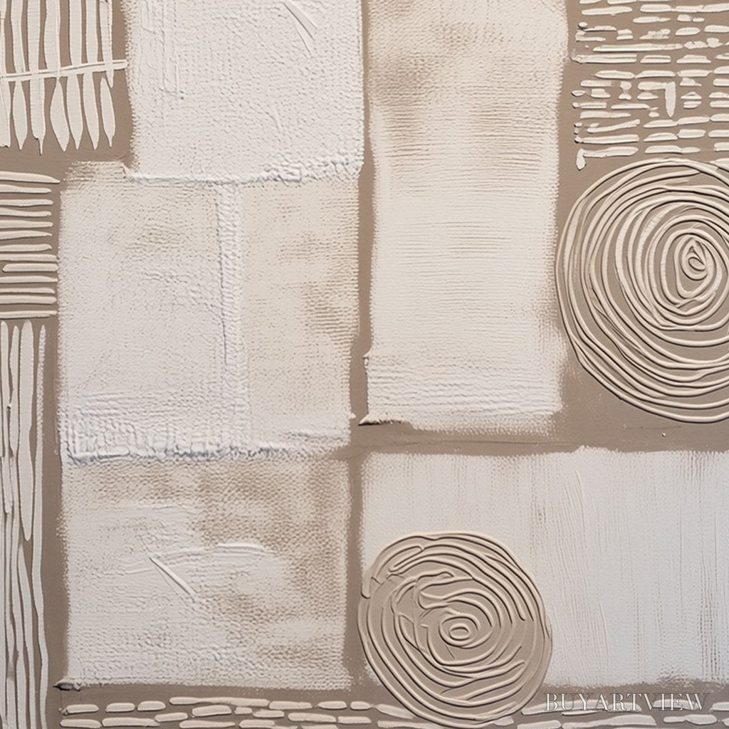 ARTOVITAS Terra Firma – Textured Wabi-Sabi Abstract Painting for Modern Interiors - image 5