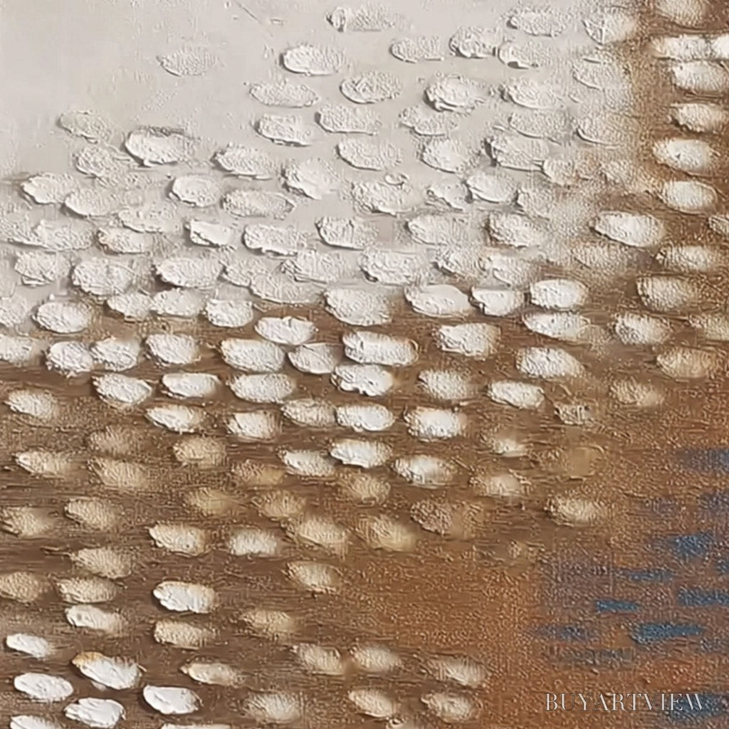 ARTOVITAS Terra Rhythm – Heavily Textured Wabi Sabi Abstract Painting - image 3