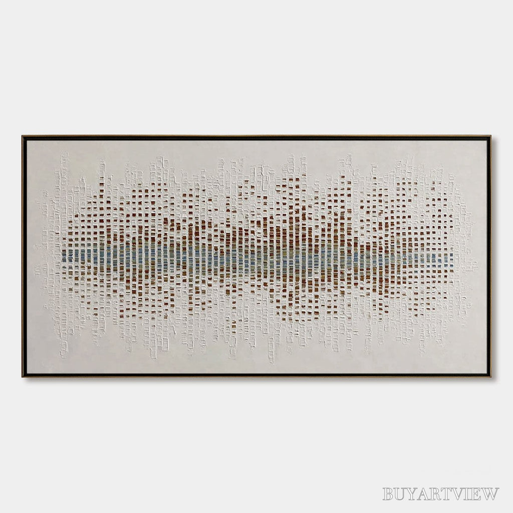 ARTOVITAS Urban Sonata – Large Textured Minimalist Abstract Painting - image 1