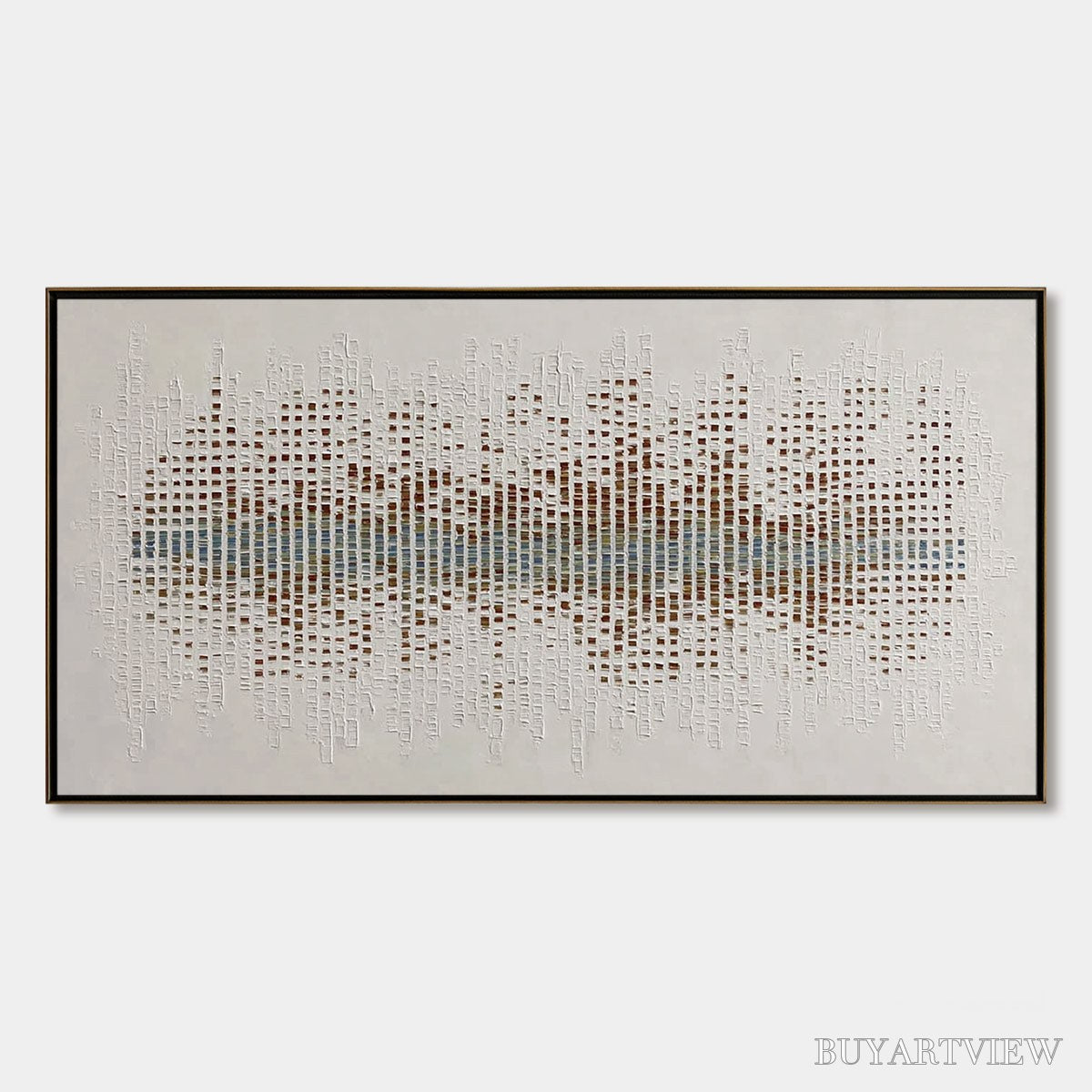 ARTOVITAS Urban Sonata – Large Textured Minimalist Abstract Painting - image 1