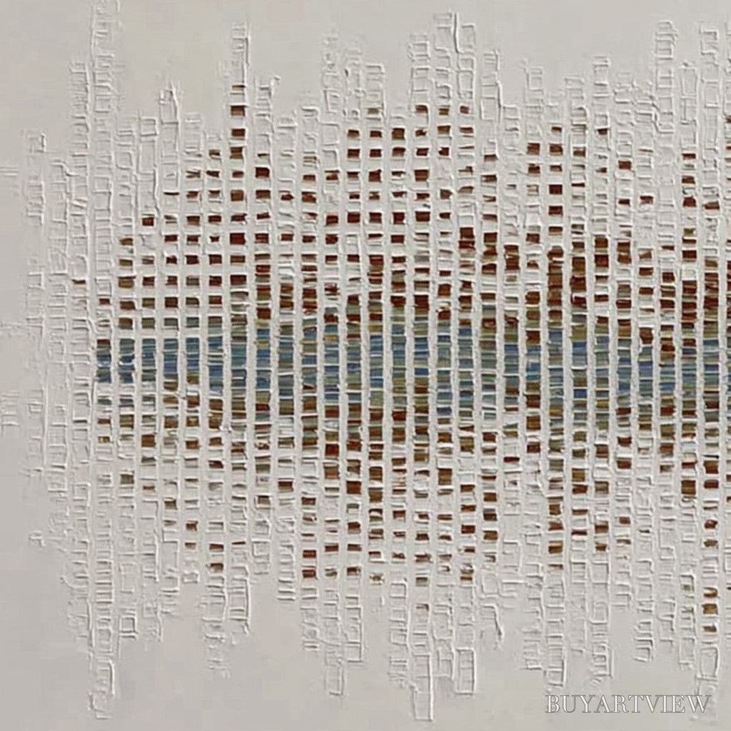 ARTOVITAS Urban Sonata – Large Textured Minimalist Abstract Painting - image 3