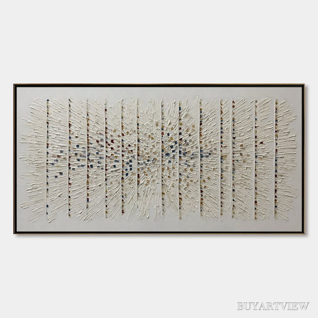 ARTOVITAS Chroma Pulse – Textured Wabi Sabi Abstract Painting - image 1