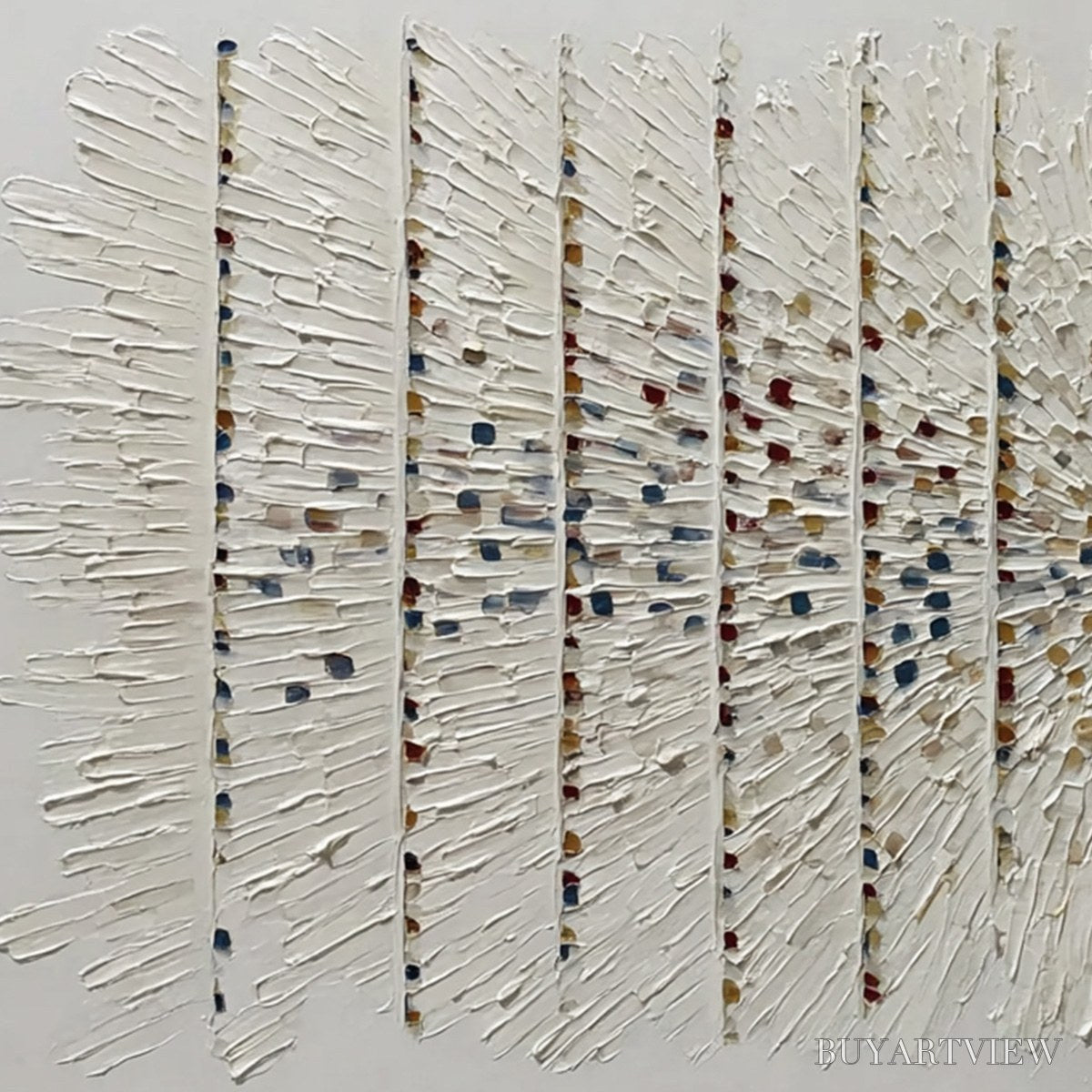 ARTOVITAS Chroma Pulse – Textured Wabi Sabi Abstract Painting - image 3
