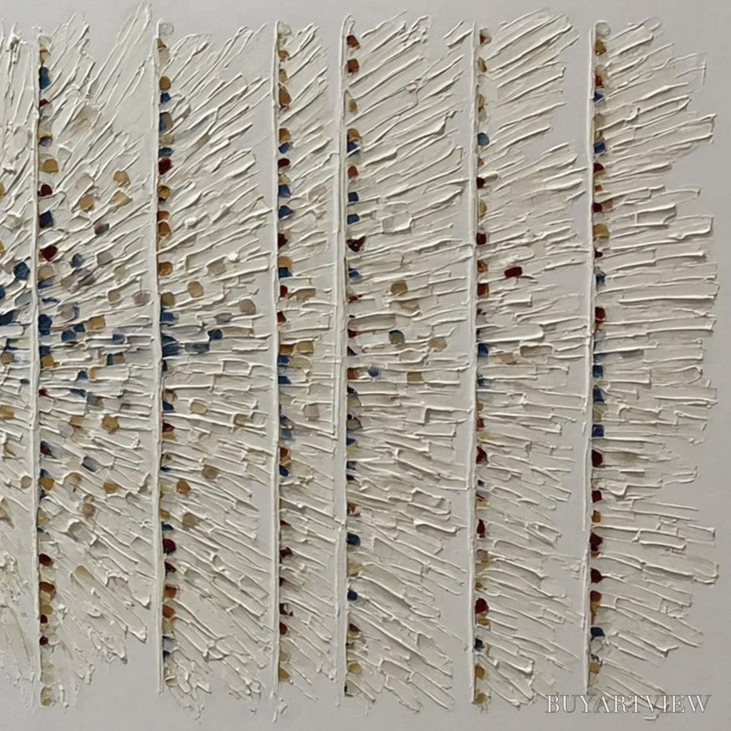 ARTOVITAS Chroma Pulse – Textured Wabi Sabi Abstract Painting - image 5