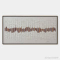 ARTOVITAS Echoes in Silence – Large Textured Minimalist Abstract - image 1