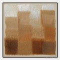 ARTOVITAS Terra Firma – Textured Minimalist Abstract Painting in Earth Tones - image 1