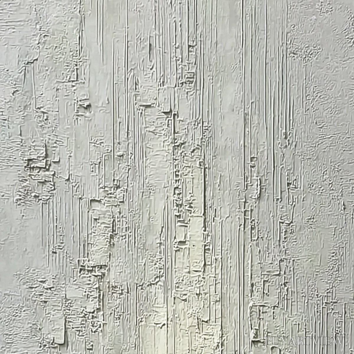ARTOVITAS Veridian Horizon – Textured Wabi Sabi Abstract Landscape Painting - image 5