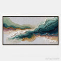 ARTOVITAS Terra Rhythm – Heavily Textured Abstract Landscape Painting - image 1