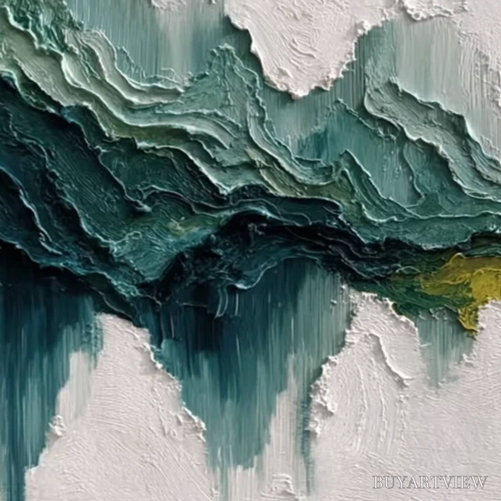 ARTOVITAS Terra Flow – Textured Abstract Landscape Impasto Oil Painting - image 3