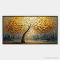 ARTOVITAS Urban Oasis – Heavy Texture Palette Knife Cityscape Oil Painting - image 1
