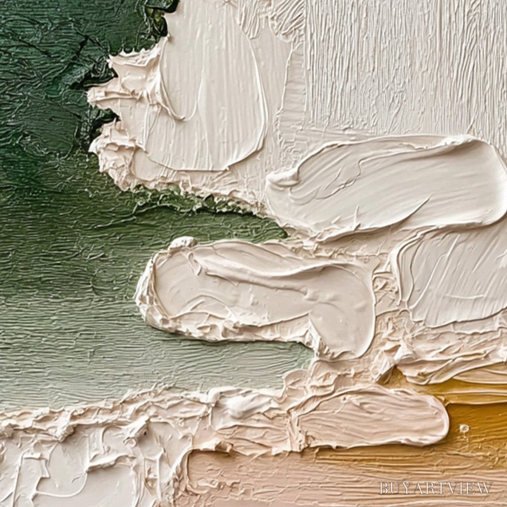 ARTOVITAS Earthen Veil – Textured Abstract Earth Tone Impasto - image 5